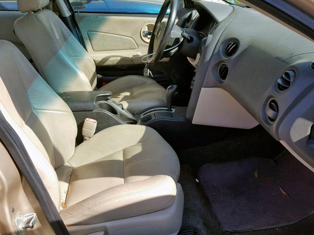 2G2WR524651188634 - 2005 PONTIAC GRAND PRIX GOLD photo 5
