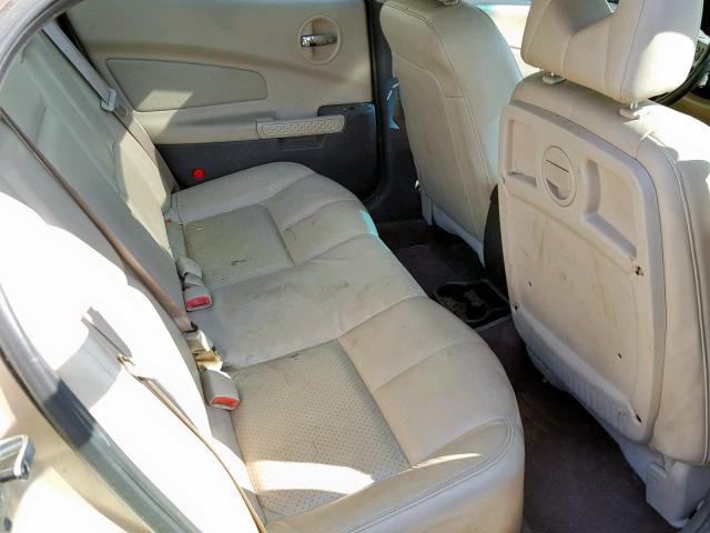 2G2WR524651188634 - 2005 PONTIAC GRAND PRIX GOLD photo 6