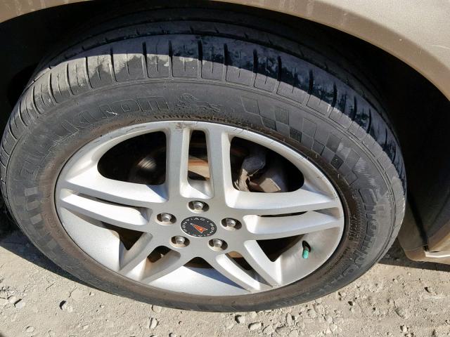 2G2WR524651188634 - 2005 PONTIAC GRAND PRIX GOLD photo 9