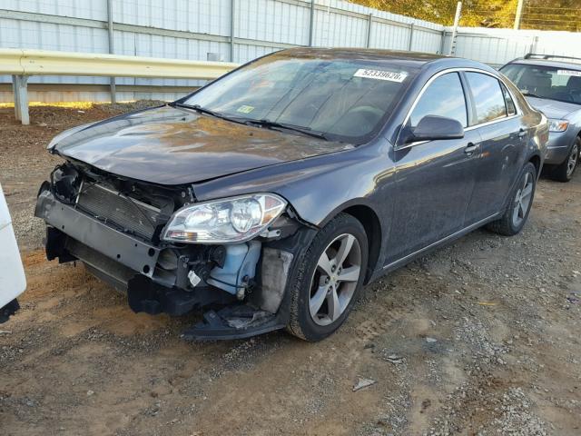 1G1ZC5E14BF194361 - 2011 CHEVROLET MALIBU 1LT GRAY photo 2