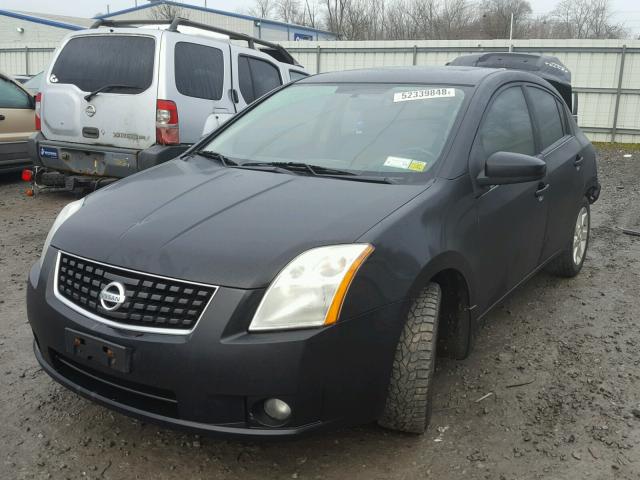 3N1AB61EX8L608749 - 2008 NISSAN SENTRA 2.0 BLACK photo 2