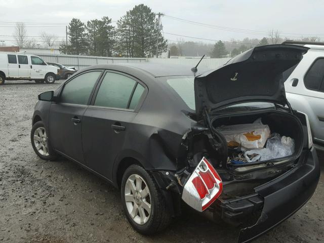 3N1AB61EX8L608749 - 2008 NISSAN SENTRA 2.0 BLACK photo 3