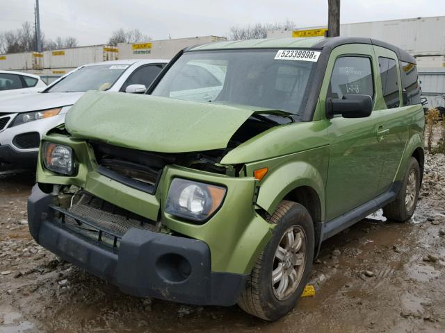 5J6YH28768L015115 - 2008 HONDA ELEMENT EX GREEN photo 2