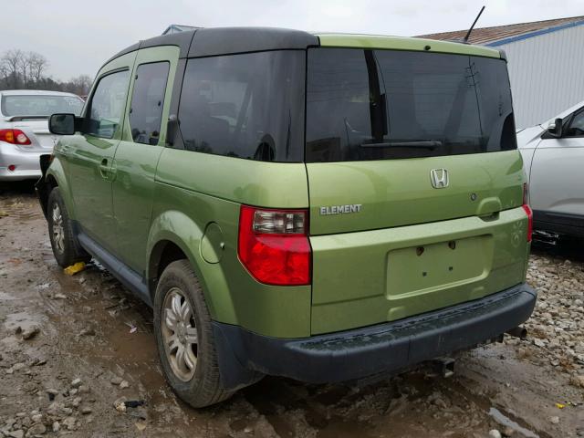 5J6YH28768L015115 - 2008 HONDA ELEMENT EX GREEN photo 3