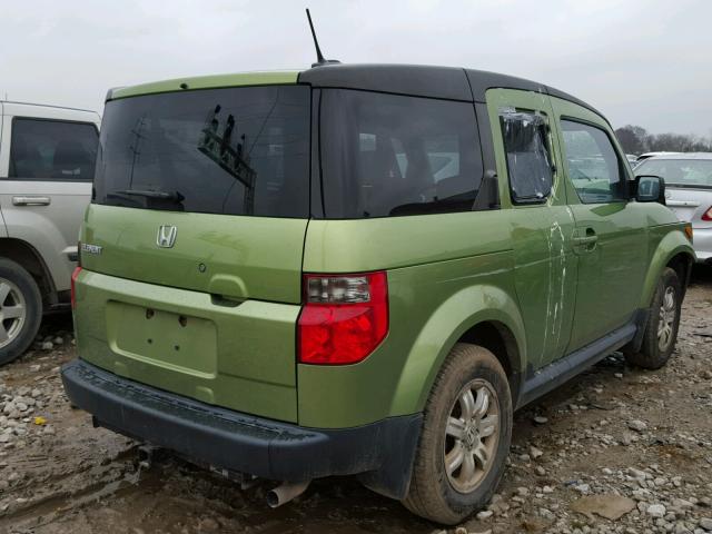 5J6YH28768L015115 - 2008 HONDA ELEMENT EX GREEN photo 4