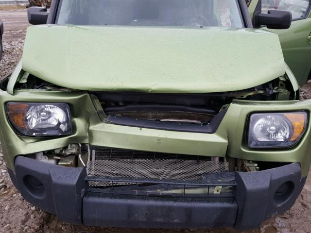 5J6YH28768L015115 - 2008 HONDA ELEMENT EX GREEN photo 7