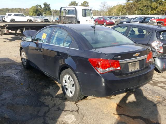 1G1PC5SH7C7395885 - 2012 CHEVROLET CRUZE LS BLACK photo 3