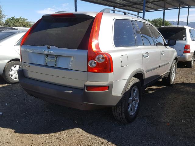 YV1CY592651136488 - 2005 VOLVO XC90 SILVER photo 4