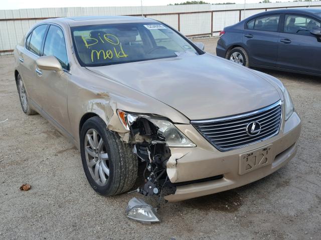 JTHBL46F675013771 - 2007 LEXUS LS 460 GOLD photo 1