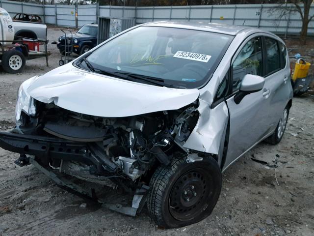 3N1CE2CP3FL423592 - 2015 NISSAN VERSA NOTE SILVER photo 2