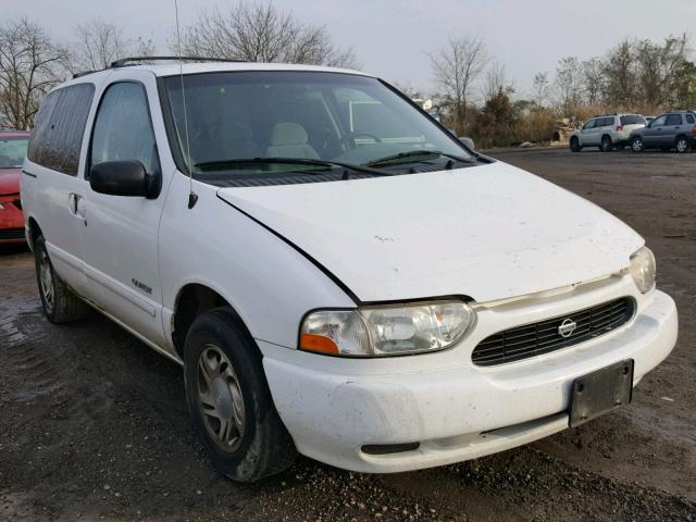 4N2XN11T6YD845418 - 2000 NISSAN QUEST SE WHITE photo 1