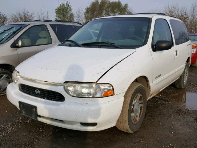 4N2XN11T6YD845418 - 2000 NISSAN QUEST SE WHITE photo 2