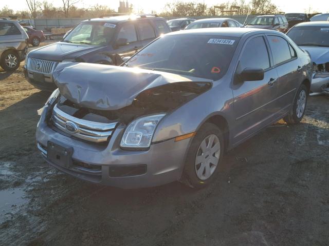 3FAHP06Z27R166766 - 2007 FORD FUSION S GRAY photo 2