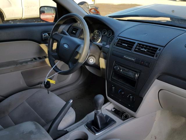 3FAHP06Z27R166766 - 2007 FORD FUSION S GRAY photo 9