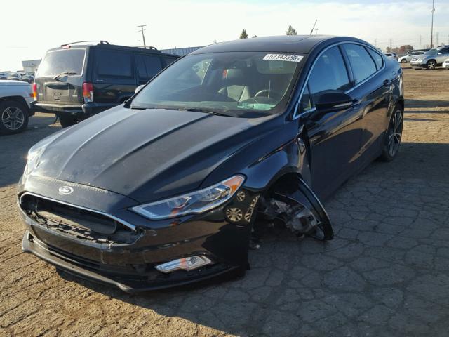 3FA6P0K9XHR139880 - 2017 FORD FUSION TIT BLACK photo 2