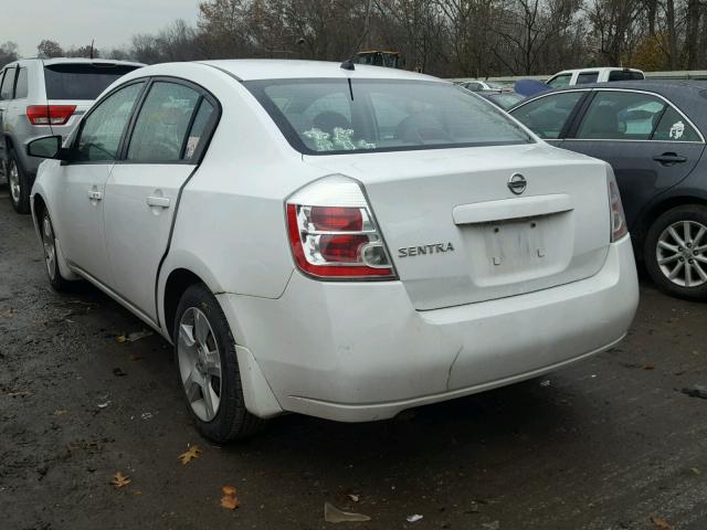 3N1AB61E78L677964 - 2008 NISSAN SENTRA 2.0 WHITE photo 3