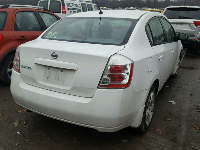 3N1AB61E78L677964 - 2008 NISSAN SENTRA 2.0 WHITE photo 4