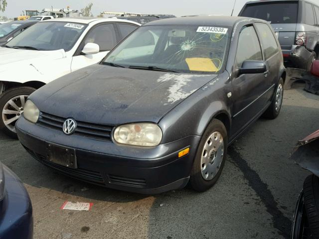 9BWBL61J344021987 - 2004 VOLKSWAGEN GOLF GL GRAY photo 2