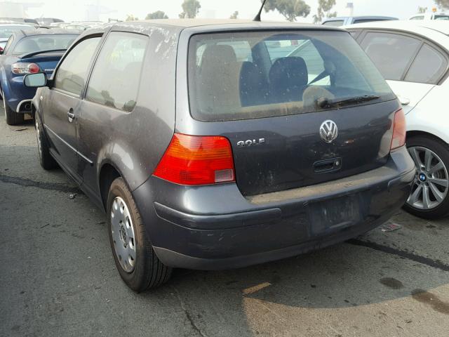 9BWBL61J344021987 - 2004 VOLKSWAGEN GOLF GL GRAY photo 3