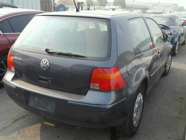 9BWBL61J344021987 - 2004 VOLKSWAGEN GOLF GL GRAY photo 4