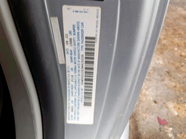 3VWCK21C53M415339 - 2003 VOLKSWAGEN NEW BEETLE Silber Foto 10