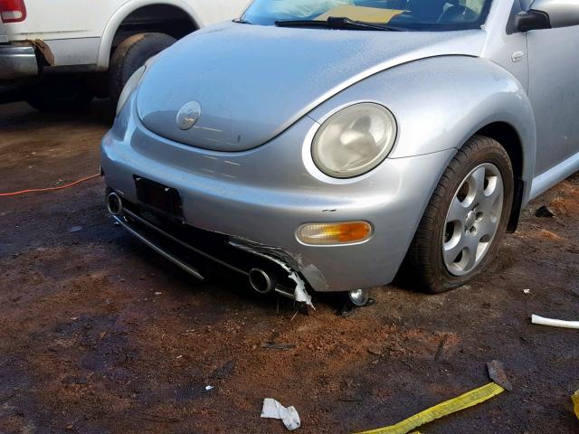 3VWCK21C53M415339 - 2003 VOLKSWAGEN NEW BEETLE Silber Foto 9