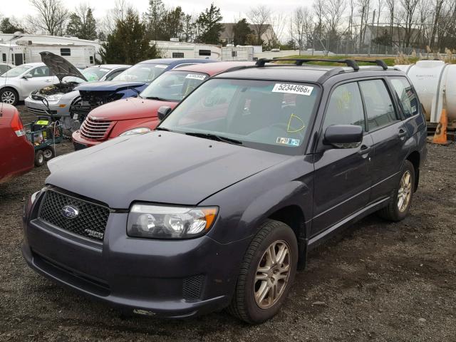 JF1SG66698H707328 - 2008 SUBARU FORESTER S 灰色 照片 2