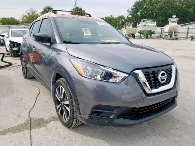 3N1CP5CU7JL514200 - 2018 NISSAN KICKS S GRAY photo 1