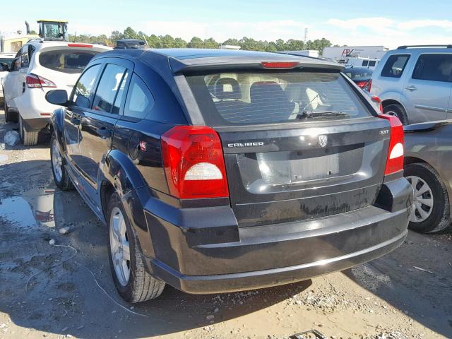 1B3HB48B97D504240 - 2007 DODGE CALIBER SX BLACK photo 3