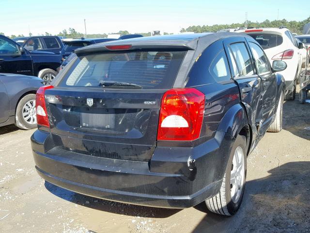 1B3HB48B97D504240 - 2007 DODGE CALIBER SX BLACK photo 4