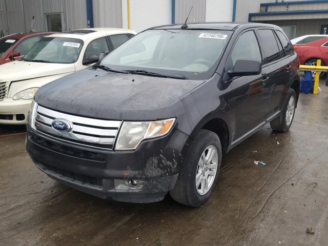 2FMDK38C07BB11373 - 2007 FORD EDGE SEL BLACK photo 2