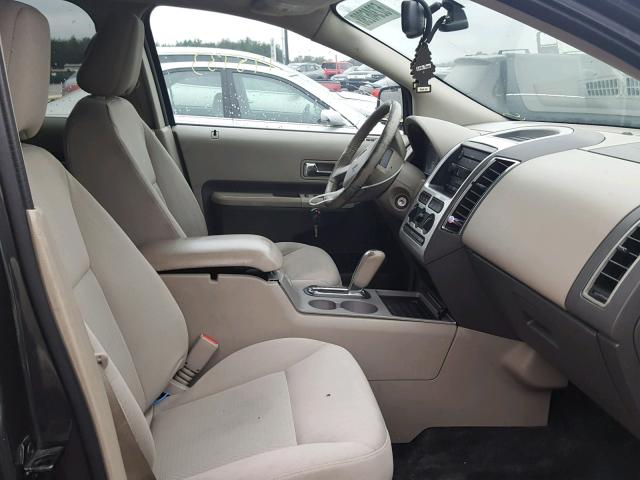 2FMDK38C07BB11373 - 2007 FORD EDGE SEL BLACK photo 5