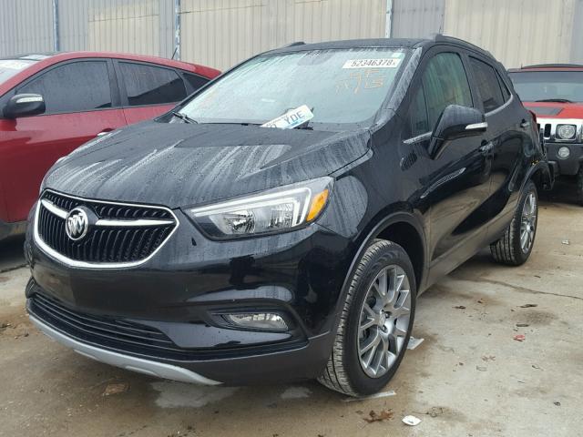 KL4CJ2SB2JB615332 - 2018 BUICK ENCORE SPO BLACK photo 2