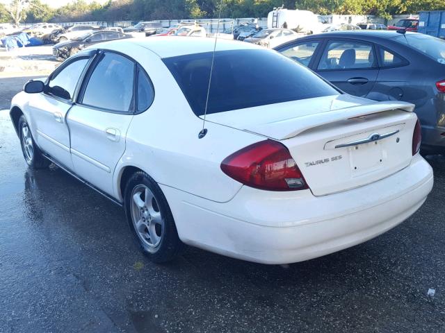 1FAFP55S63A226545 - 2003 FORD TAURUS SES WHITE photo 3