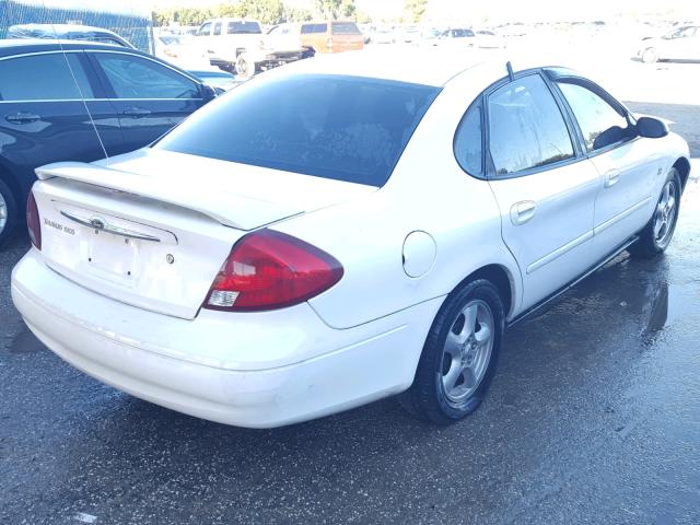 1FAFP55S63A226545 - 2003 FORD TAURUS SES WHITE photo 4