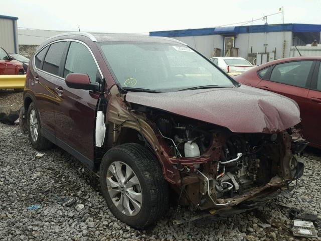 5J6RM3H76EL002446 - 2014 HONDA CR-V EXL MAROON photo 1