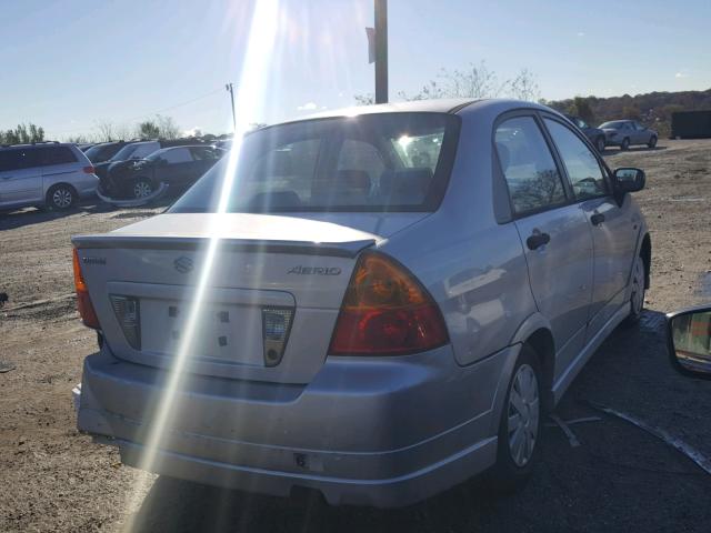 JS2RA61S745210780 - 2004 SUZUKI AERIO S SILVER photo 4