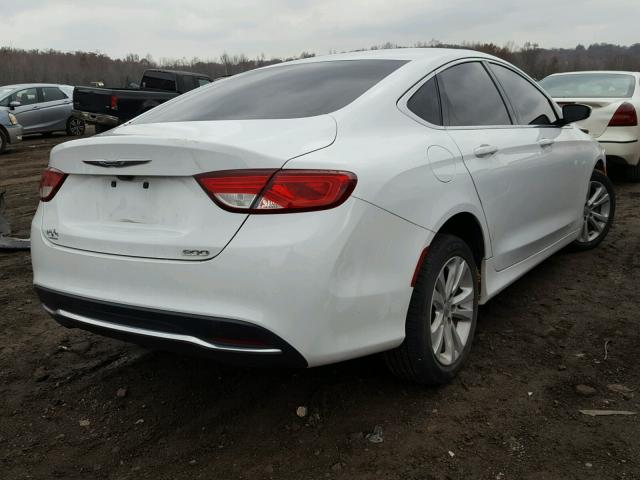 1C3CCCAB7GN167642 - 2016 CHRYSLER 200 LIMITE WHITE photo 4