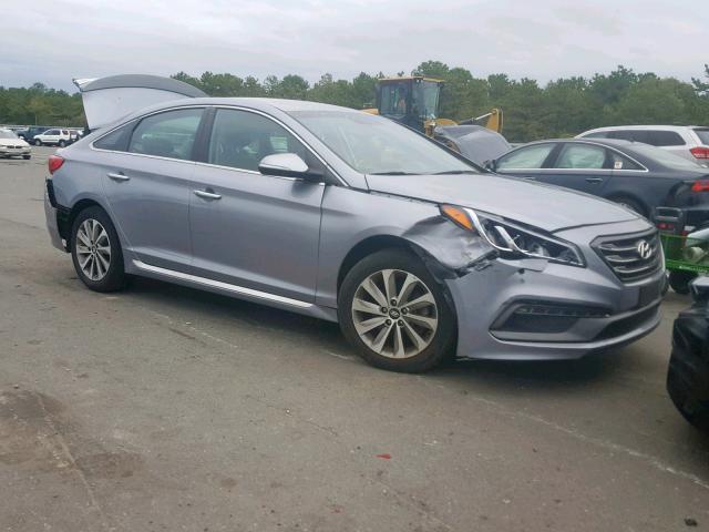 5NPE34AF6FH052591 - 2015 HYUNDAI SONATA SPO GRAY photo 1