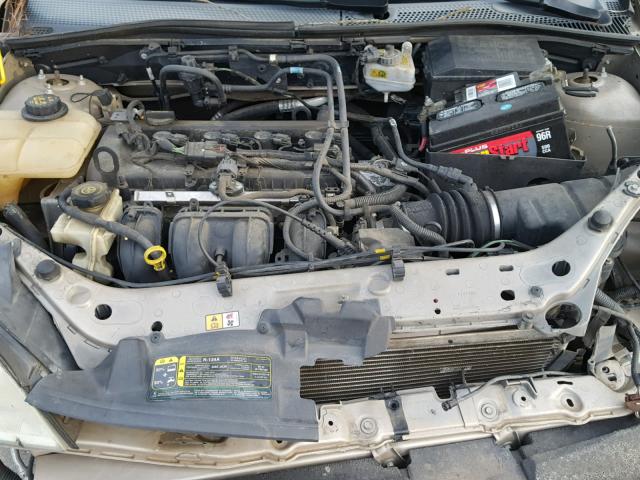 1FAFP34N77W101921 - 2007 FORD FOCUS ZX4 GOLD photo 7