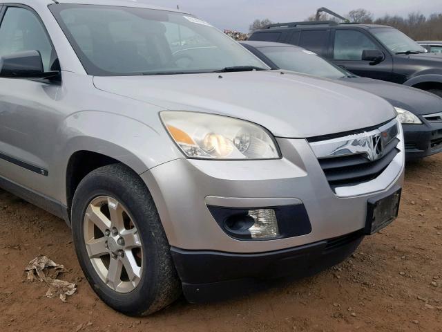 5GZEV13797J116564 - 2007 SATURN OUTLOOK XE SILVER photo 9