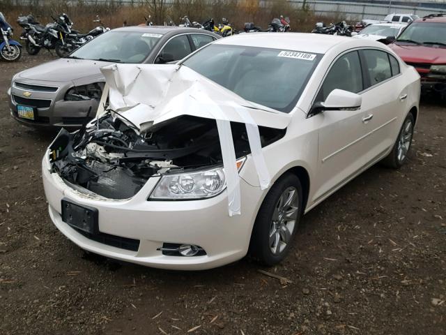 1G4GC5ED9BF306821 - 2011 BUICK LACROSSE C WHITE photo 2