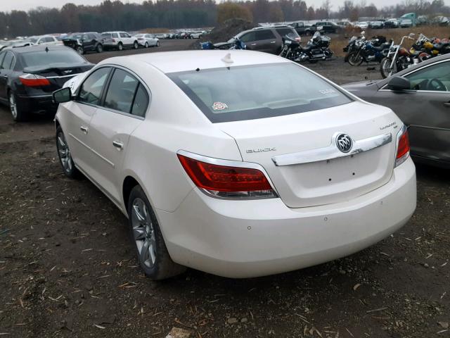 1G4GC5ED9BF306821 - 2011 BUICK LACROSSE C WHITE photo 3