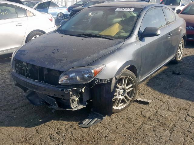 JTKDE177760105485 - 2006 TOYOTA SCION TC Gris photo 2