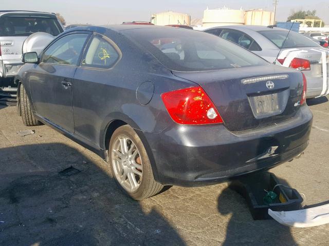 JTKDE177760105485 - 2006 TOYOTA SCION TC Gris photo 3
