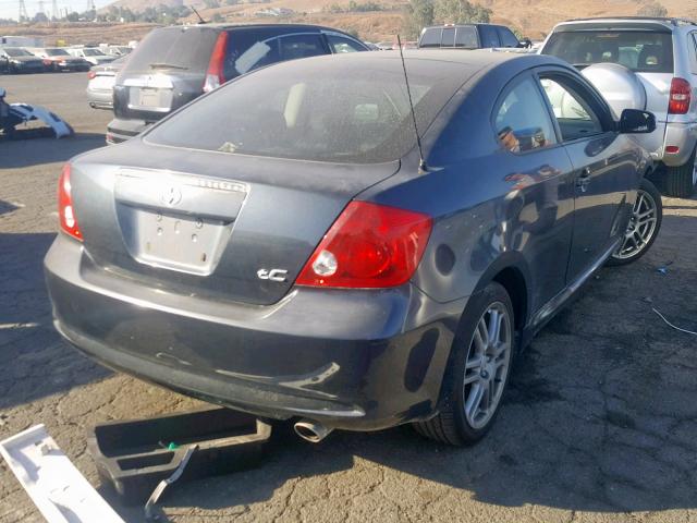 JTKDE177760105485 - 2006 TOYOTA SCION TC Gris photo 4