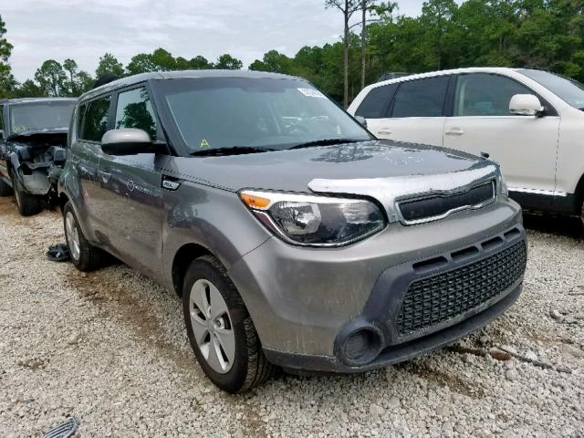 KNDJN2A25F7215777 - 2015 KIA SOUL GRAY photo 1