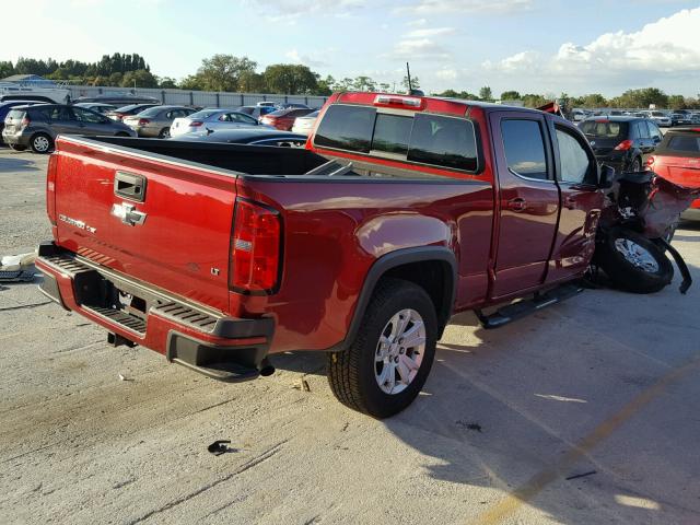 1GCGSCEN5H1265730 - 2017 CHEVROLET COLORADO L RED photo 4