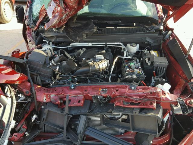 1GCGSCEN5H1265730 - 2017 CHEVROLET COLORADO L RED photo 7