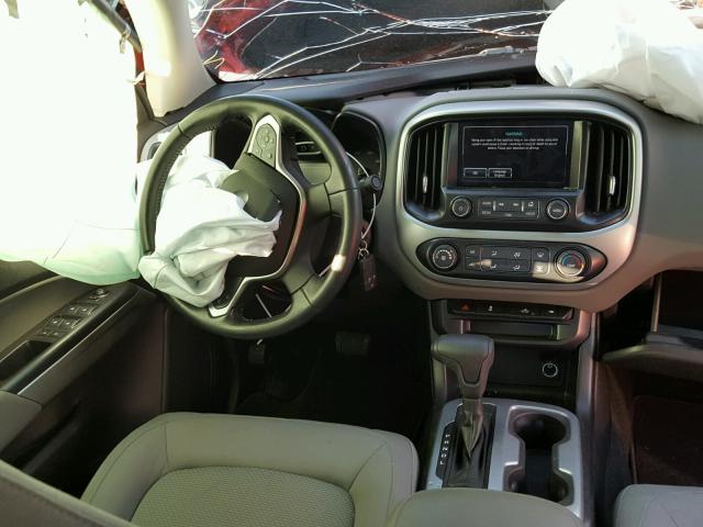 1GCGSCEN5H1265730 - 2017 CHEVROLET COLORADO L RED photo 9